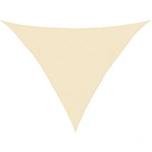 Bearsu - fimei Voile d'ombrage 160 g/m² Crème 4x4x5,8 m pehd