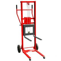 Gerbeur manuel charge 250 kg roues pneumatiques Diam 260 mm levée 1250 mm - Fimm