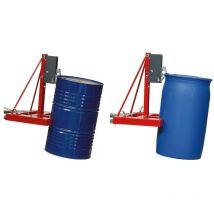 Pince à fût automatique charge 250 - 500 kg pour fûts métalliques et plastiques à rebord - Fimm
