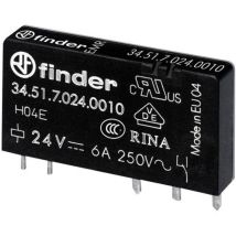 34.51.7.005.0000 Relais pour circuits imprimés 5 v/dc 6 a 1 inverseur (rt) 1 pc(s) - Finder