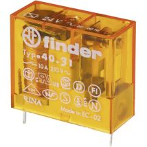 Finder - 40.31.8.230.0300 Relais pour circuits imprimés 230 v/ac 10 a 1 no (t) 1 pc(s)
