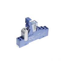 Finder - 48.82.7.024.0050 module relais tension nominale: 24 v/dc courant de commutation (max.): 10 a 2 inverseurs (rt) 1 pc(s)