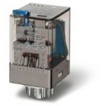 60.13.9.024.5240 Relè ad innesto 24 v/dc 6 a 3 scambi 1 pz. - Finder