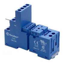 Zocalo rele Finder Para carril din y Panel Para Serie 55.32 y 55.34 9404SMA