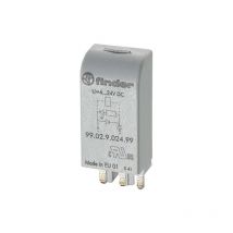 Finder Led Plug-In Module Diode 99.02.9.024.99 6 24 V Dc Qté: 1