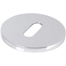 Borjas Trou de serrure rond -50 Chrome mat fin - DND