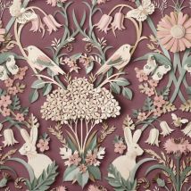 Fine Decor - Rabbit Butterfly Luxury Woodland Paste The Paper Plum Wallpaper