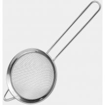 Fine Mesh Strainer for Kitchen Stainless Steel Tea Colander Stainless Steel Tea Colander Long Handle Food Sifter Flour Sieve Baking Tool, 10cm Groofoo