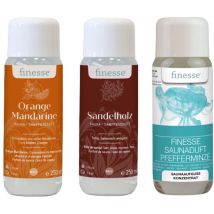 Lacoform – Sauna-Duftset Antistress – Orange, Mandarine, Sandelholz, Pfefferminze – 250ml – Hergestellt in Deutschland