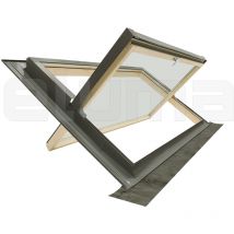 Eluma - Finestra per tetto Termica con Vetro Antigrandine e Antinfortunistico, Made in Italy (114x70 Base x Altezza)
