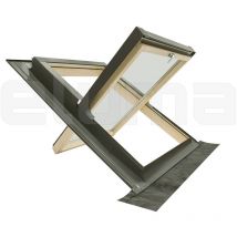 Eluma - Finestra per tetto Termica con Vetro Antigrandine e Antinfortunistico, Made in Italy (55x98 Base x Altezza)