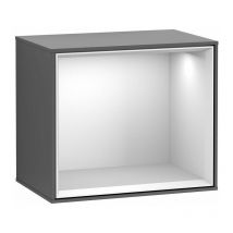 Villeroy&boch - Finion, Estantes, 418 x 356 x 270 mm, Angular, iluminación interior, modelo suspendido, Madera, iluminación led, 3x led / 2.3W, 2700