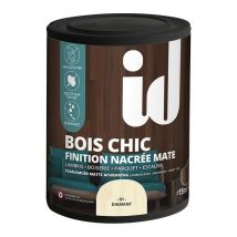 Peinture nacrée, mate et pailettée Finition bois chic diamant 1L Id Paris