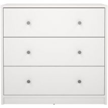 Finlandek - Commode de chambre tyylikäs style contemporain décor blanc - l 72 cm