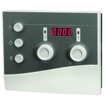 Finntherm Saunasteuerung K3 – Digitales Display, Temperaturregelung 40-125 °C, Feuchtebetrieb, 3 kW, Wassermangelanzeige