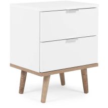 Comodino con 2 Cassetti L40 cm - Copenhague