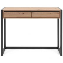 Tavolo Consolle Denver 44 Rovere Artigianale e Grigio Antracite Finori Multicolore