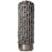 FinTec BJÖRN 12 kW Premium Elektro-Saunaofen finnischer Stand-Saunaofen aus Edelstahl