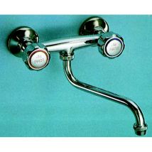 Capaldo - mitigeur d&39A vier mural Fiore chrome Astro Doria 1/2 "series