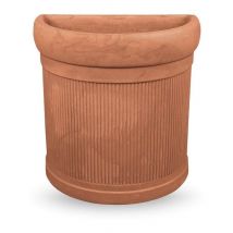 Fioriera a Parete Millerighe Ducale 50 cm - Terra di Siena