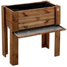 Giardiniera Rialzata 81X44Xh80 cm Color Castagno Alce