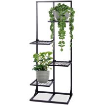 Progarden - Portafiori In Metallo Nero Interni Eleganti E Industriali