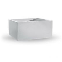 Cassetta in resina 'Cosmos' 80 cm. Bianco