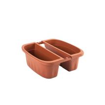 Balconetta Doppia 'Klunia' Cm 40 x 19,8 x 18,5 - Lt.7 Panna