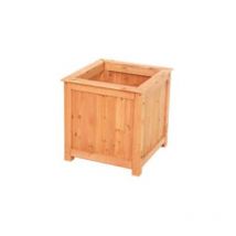 Fioriera in legno quadrata - cm.40x40x40h. 1 pezzi Vette