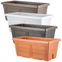 Fioriera rettangolare cm 100 x 44 x 40 - ghiaccio