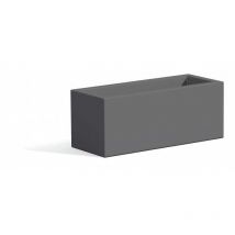 Fioriera Matera Grigio in Polimero Monacis - Cm 100X40X40 h
