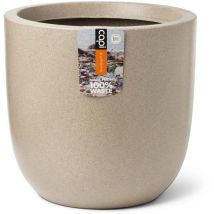 Fioriera Rotonda Waste Smooth 43x41 cm Beige Terrazzo Capi