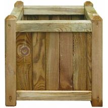 Fioriétéra en Lasa en bois automatique 40x40xH40 cm.