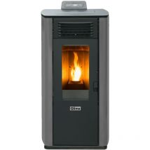 Qlima - Fiorina 90 s-line Grau 10kW Pelletofen