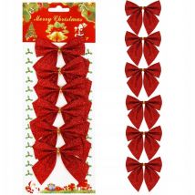 Springos - fioritura per albero di natale decorazione lucente addobbo fioritura 8x8cm pendente x6