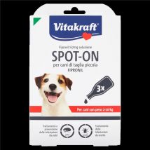 Fiprovit 67MG soluzione spot-on per cani di taglia piccola fipronil 3 x 0.67 ml