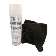 Firchim - Pack Netinox Nettoyant Lustrant Protecteur chrome et inox plus Lingette microfibre