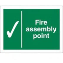 Stewart Superior Fire Assembly Point Sign 200 x 150mm