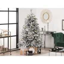 Christmaness - Firé de Noël enneigé de l'arbre de Noël en pvc 210 cm