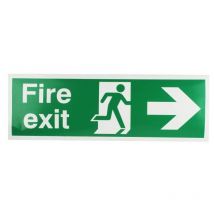 Fire Exit Safety Sign Running Man - SR71180
