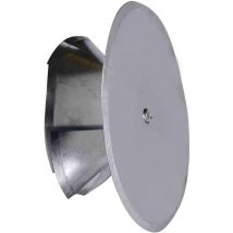 Firefix - 2097/1 - Coperchio per foro del camino con imbuto con isolamento, regolabile fino a ø 160 mm