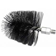 Ofenrohrbürste, 125 mm aus Stahldraht M12 Gewinde