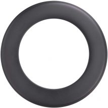 R180/R - Rosetta per canna fumaria da 2 mm, diametro 180 mm, per stufe e camini, Senotherm, colore: Nero - Firefix
