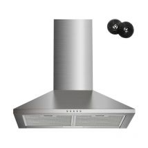 60cm hotte aspirante Cheminée 60cm 308m³/h, Extracteur de Cuisine à Conduit/Recirculation,3 niveaux de air extrait - Firegas