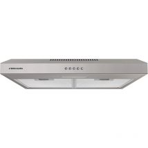Firegas - 60cm Visor Cooker Hood Undercabinet Hoods Stainless Steel Wall Mounted Kitchen Extractor Fan,Silver