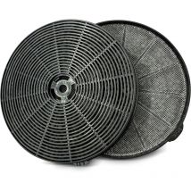 FIREGAS Filtro a carbone n. CC170, Filtro a carbone di ricambio per ventilazione canalizzata, Filtro a carbone n. CC170 per cappa aspirante da 60 cm,