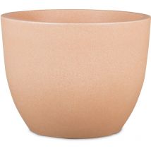Scheurich - Firenze 40, bac à plantes/pot à fleurs/jardinière, cylindrique, coloris: Terracotta, fabriqué avec du plastique recyclé, pour l'extérieur