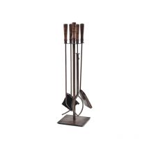 Ivyline - Fireside Companion Set - Iron - L20.5 x W20.5 x H74 cm - Copper