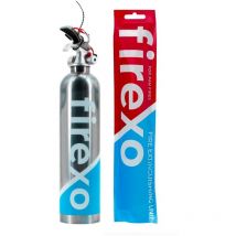 Firexo - Estintore (500 ml) e bustina Pan Fire - Fire Extinguisher Per Casa, Auto, Cucina, Camper, Lavoro, Ristorante, Barca, Camino - Estintore a