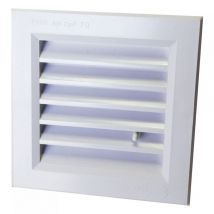 First griglia bianca tipo g da incasso con rete